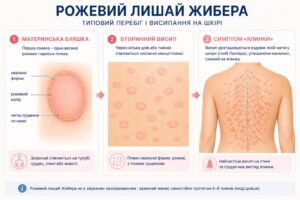 Стресовий Лишай або лишай Жибера: симптоми та перебіг